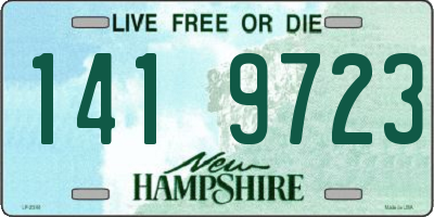 NH license plate 1419723