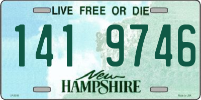 NH license plate 1419746