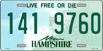 NH license plate 1419760