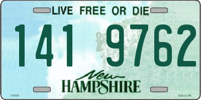NH license plate 1419762