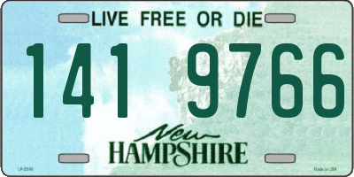 NH license plate 1419766