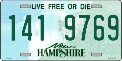NH license plate 1419769