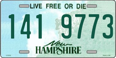 NH license plate 1419773