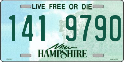 NH license plate 1419790