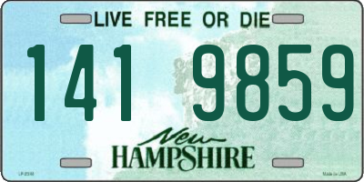 NH license plate 1419859
