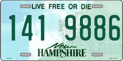 NH license plate 1419886