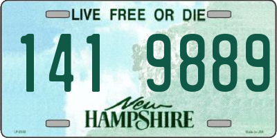 NH license plate 1419889