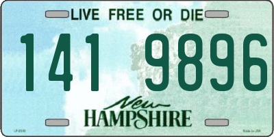 NH license plate 1419896