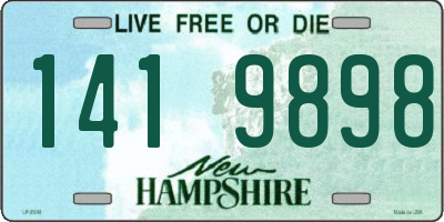 NH license plate 1419898
