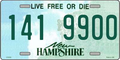 NH license plate 1419900