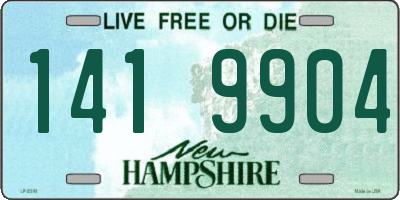 NH license plate 1419904
