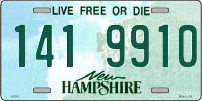 NH license plate 1419910