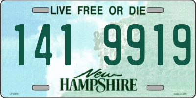 NH license plate 1419919