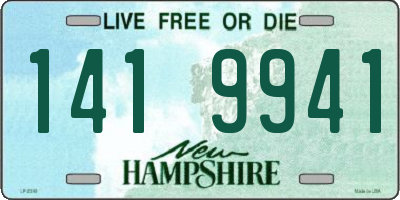 NH license plate 1419941