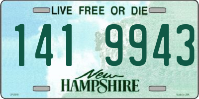 NH license plate 1419943