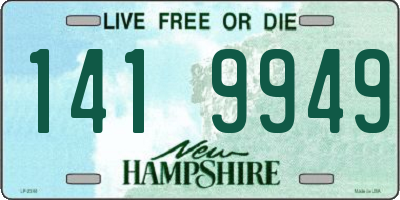 NH license plate 1419949
