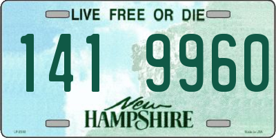 NH license plate 1419960