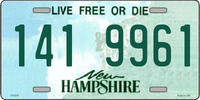 NH license plate 1419961