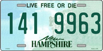 NH license plate 1419963