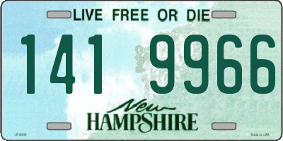 NH license plate 1419966