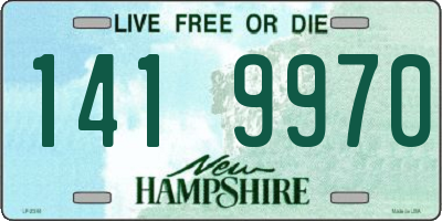 NH license plate 1419970