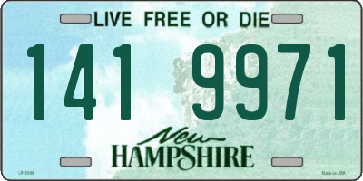 NH license plate 1419971