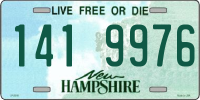 NH license plate 1419976