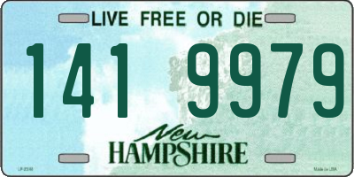 NH license plate 1419979