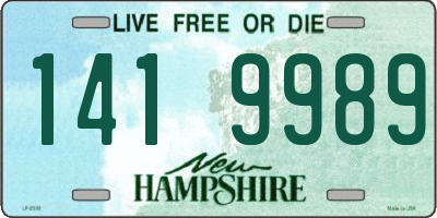 NH license plate 1419989