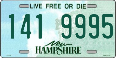 NH license plate 1419995