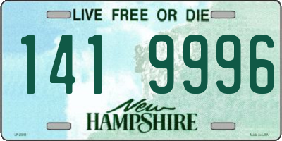 NH license plate 1419996