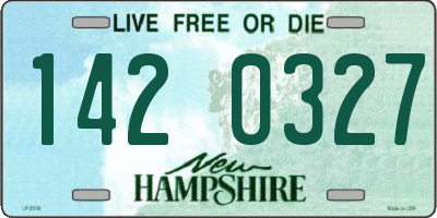 NH license plate 1420327