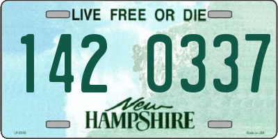 NH license plate 1420337