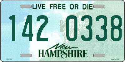 NH license plate 1420338