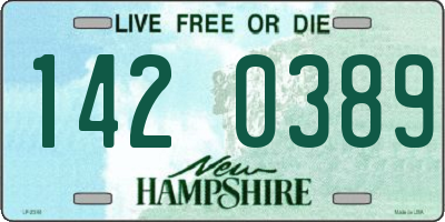 NH license plate 1420389