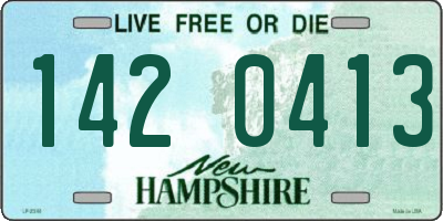 NH license plate 1420413