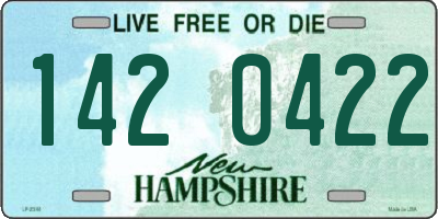 NH license plate 1420422