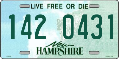 NH license plate 1420431