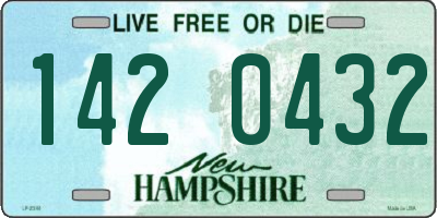 NH license plate 1420432