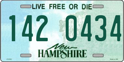NH license plate 1420434