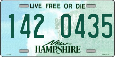 NH license plate 1420435