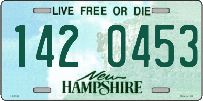 NH license plate 1420453