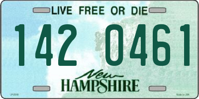 NH license plate 1420461