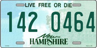 NH license plate 1420464