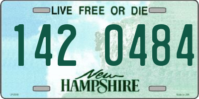 NH license plate 1420484