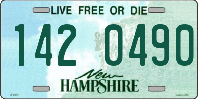 NH license plate 1420490