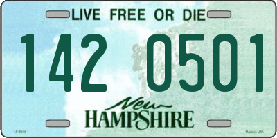 NH license plate 1420501
