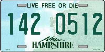 NH license plate 1420512