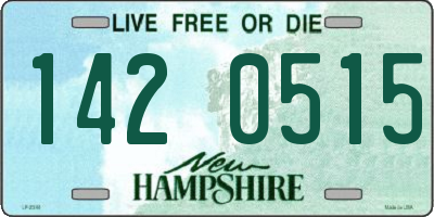 NH license plate 1420515