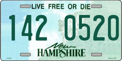 NH license plate 1420520